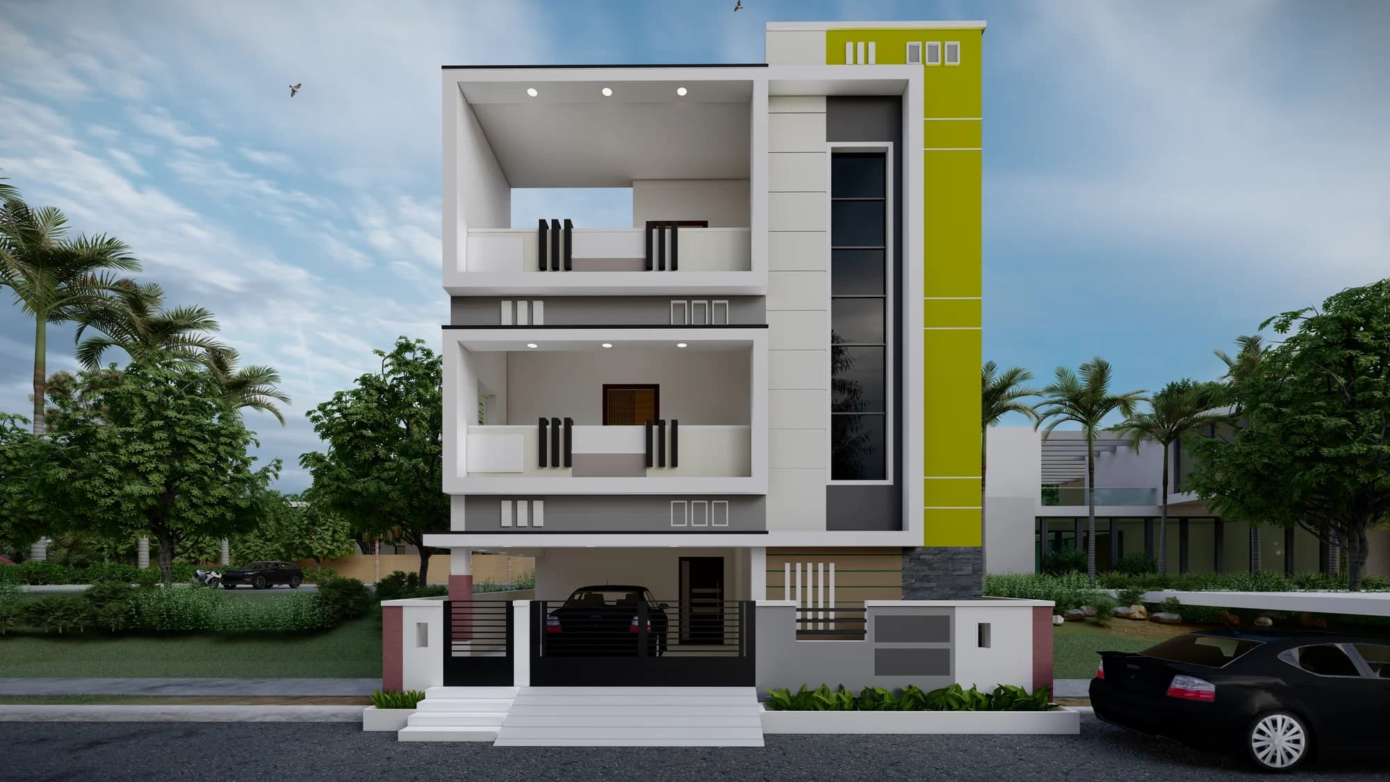 Ocean Breeze Villa - Residential construction project by Chezhian Builder in Maampakkam, Chennai